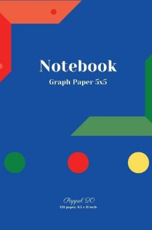 Cover of Composition Notebook Graph Paper 5x5-124 pages- 8.5x11-Inches