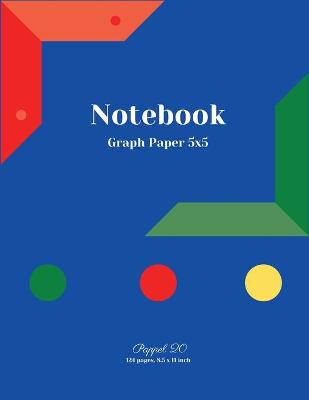 Book cover for Composition Notebook Graph Paper 5x5-124 pages- 8.5x11-Inches