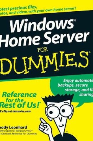 Cover of Windows Home Server For Dummies