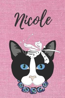 Book cover for Nicole Notizbuch Katze / Malbuch / Tagebuch / Journal / DIN A5 / Geschenk