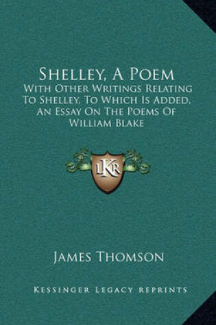 Cover of Shelley, a Poem