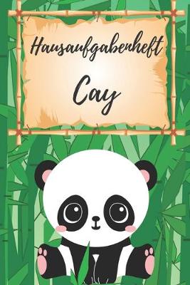 Book cover for Hausaufgabenheft Cay