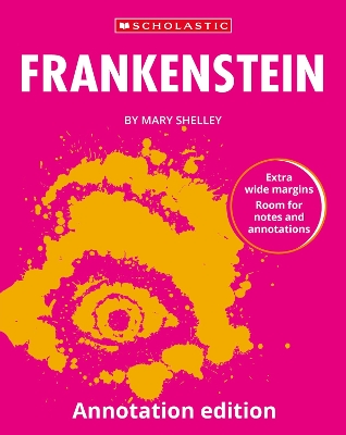 Book cover for Frankenstein: Annotation Edition
