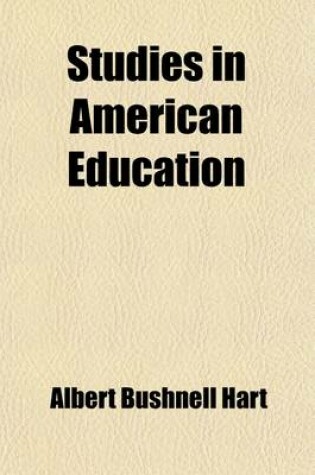 Cover of Studies in American Education