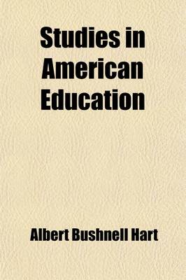 Book cover for Studies in American Education