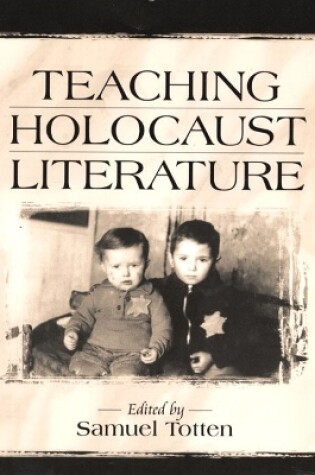 Cover of Teaching Holocaust Literature