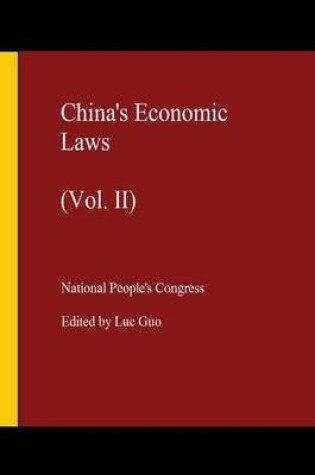 Cover of China's Economic Laws (Vol. II)