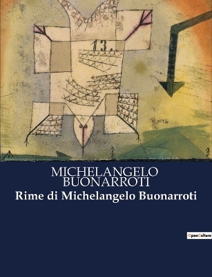 Book cover for Rime di Michelangelo Buonarroti