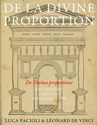 Book cover for de la Divine Proportion - (de Divina Proportione)