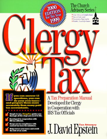 Book cover for Clergy Tax 2000 Manual