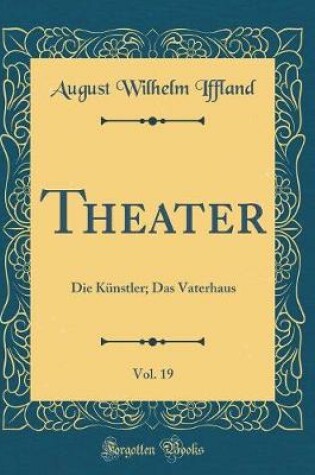 Cover of Theater, Vol. 19