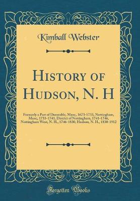 Book cover for History of Hudson, N. H