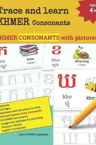 Cover of Trace and learn Khmer Consonants