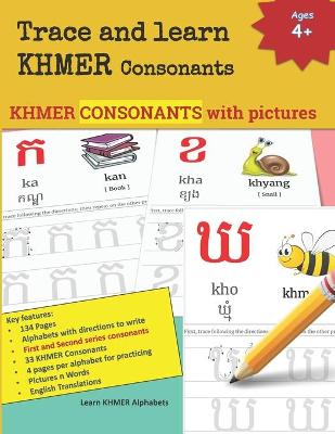 Book cover for Trace and learn Khmer Consonants