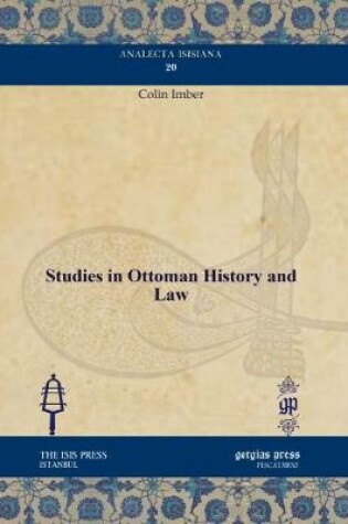 Cover of Studies in Ottoman History and Law