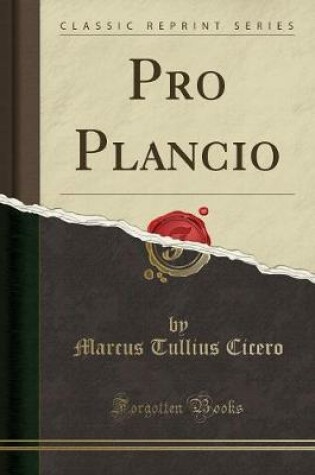 Cover of Pro Plancio (Classic Reprint)