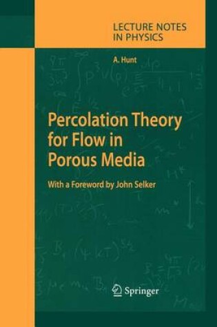 Cover of Percolation Theory for Flow in Porous Media
