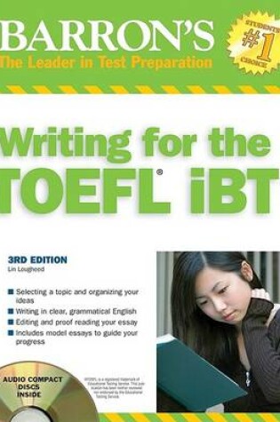 Cover of Barron's Writing for the TOEFL IBT