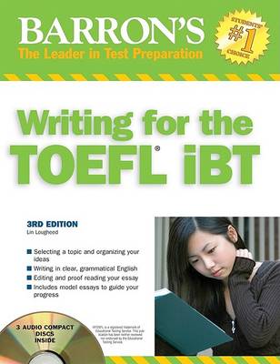 Cover of Barron's Writing for the TOEFL IBT