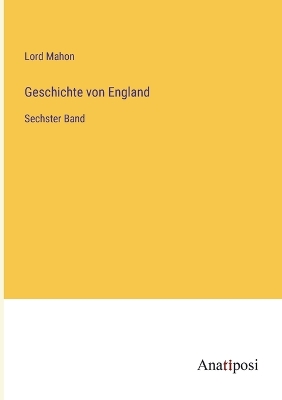 Book cover for Geschichte von England