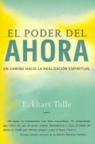 Cover of El Poder Del Ahora