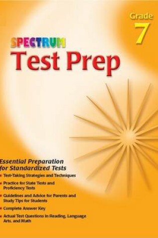 Cover of Spectrum Test Prep Grade 7