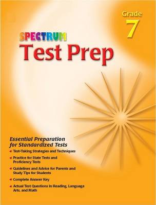 Book cover for Spectrum Test Prep Grade 7