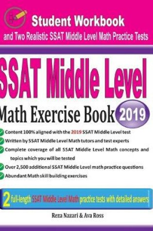 Cover of SSAT Middle Level Math Exercise Book