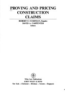 Cover of Proving and Pricing Construction Claims