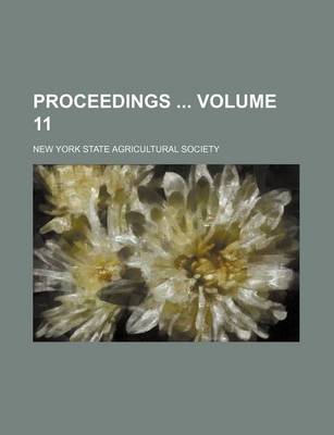 Book cover for Proceedings Volume 11