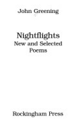 Cover of Nightflights, New and Selected Poems