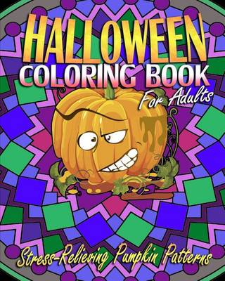 Book cover for Halloween Coloring Book For Adults