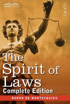 Book cover for The Spirit of Laws