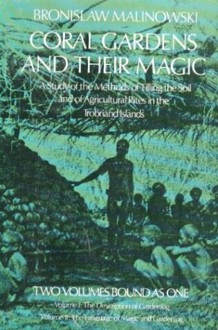 Cover of Coral Gardens and Their Magic