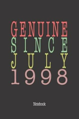 Cover of Genuine Since July 1998