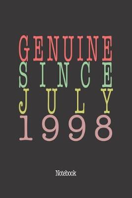Book cover for Genuine Since July 1998