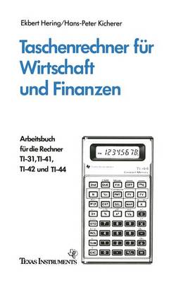 Book cover for Taschenrechner für Wirtschaft und Finanzen