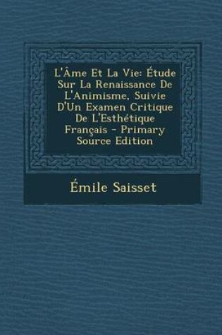 Cover of L'Ame Et La Vie