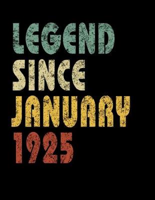 Book cover for Legend Since January 1925