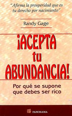 Book cover for Acepta Tu Abundancia !