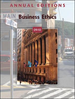 Book cover for Annual Editions: Business Ethics 09/10