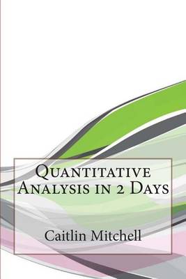 Book cover for Quantitative Analysis in 2 Days