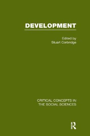 Cover of Develop Crit Conc Soc Sci V5