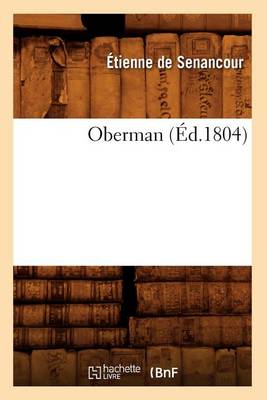 Book cover for Oberman (Éd.1804)