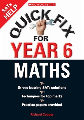 Book cover for Quick Fix for Year Six Maths