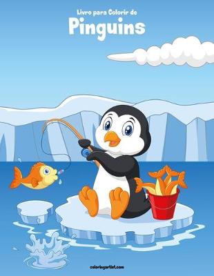 Cover of Livro para Colorir de Pinguins