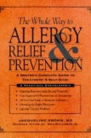 Cover of Whole Way to Allergy Relief