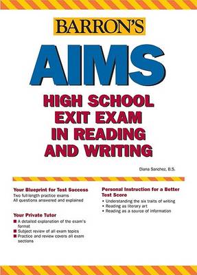 Cover of Barron's AIMS High School Exit Exams Reading and Writing