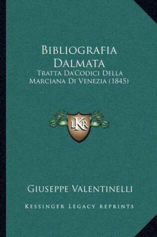 Cover of Bibliografia Dalmata