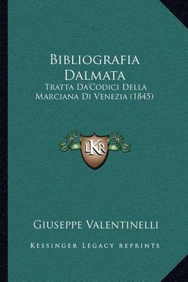 Book cover for Bibliografia Dalmata